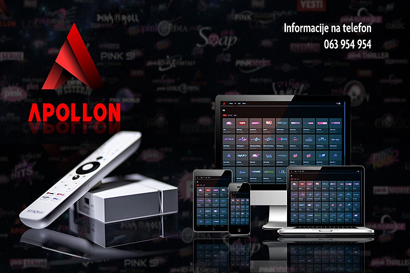 Pink TV channel is now available exclusively through the Apollon app.