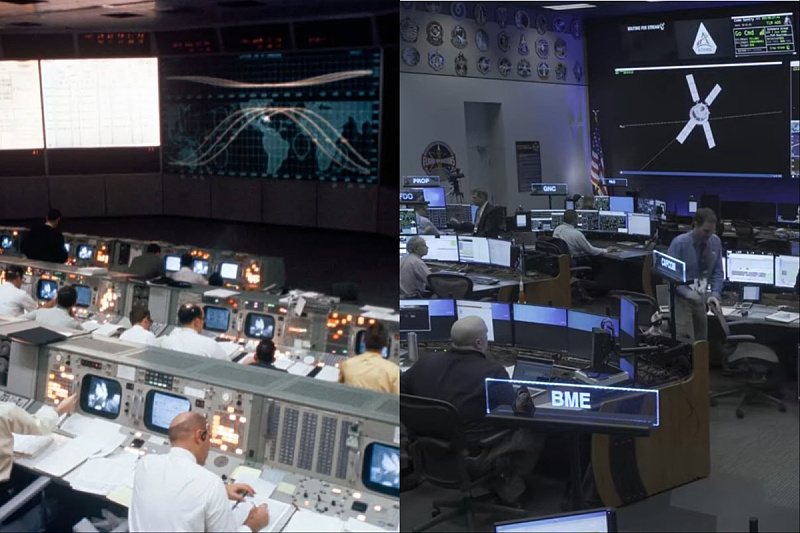 How the most important room at NASA has changed over time: Two photographs attract great attention