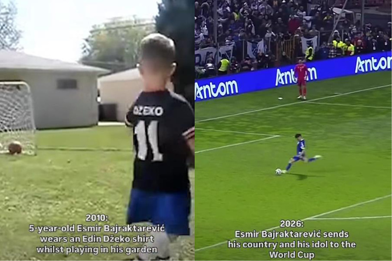 Bajraktarević dreamed of meeting Džeka 16 years ago, and now he will play with him at the World Cup.