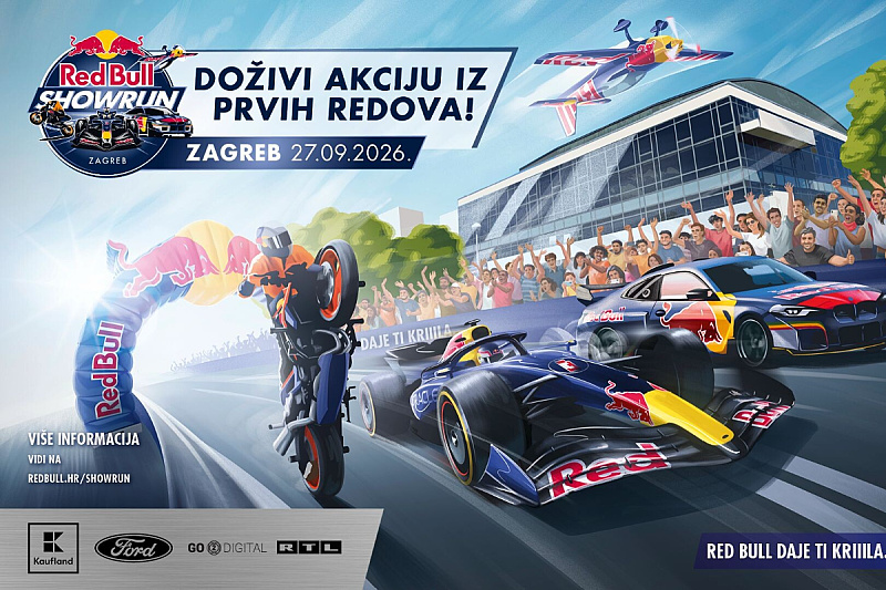 Red Bull Showrun returns to the region: Formula 1 comes to Zagreb