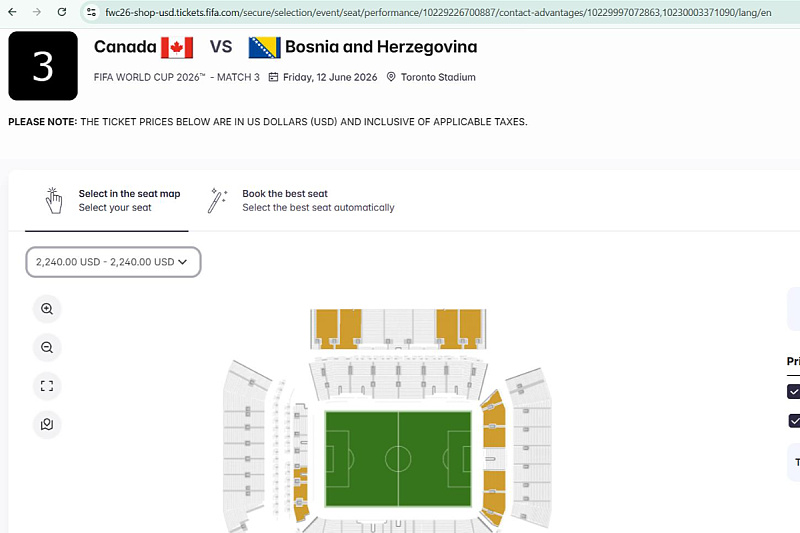 Klix.ba brings you a detailed step-by-step guide on how to purchase tickets for the World Cup.