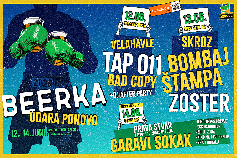 Beerka is coming again: Lineup announced for the three-day festival from June 12th to 14th.