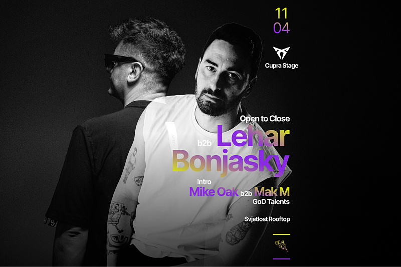 The return of the famous duo: Lehar and Bonjasky open the season on the rooftop of the Svjetlost building in Sarajevo on April 11th.