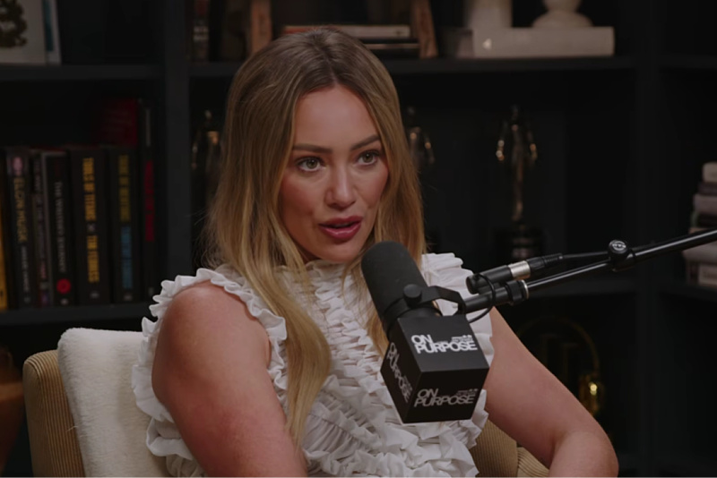 Hilary Duff recalled a conversation with a psychic: She told me the spirit of my ex-boyfriend is here.