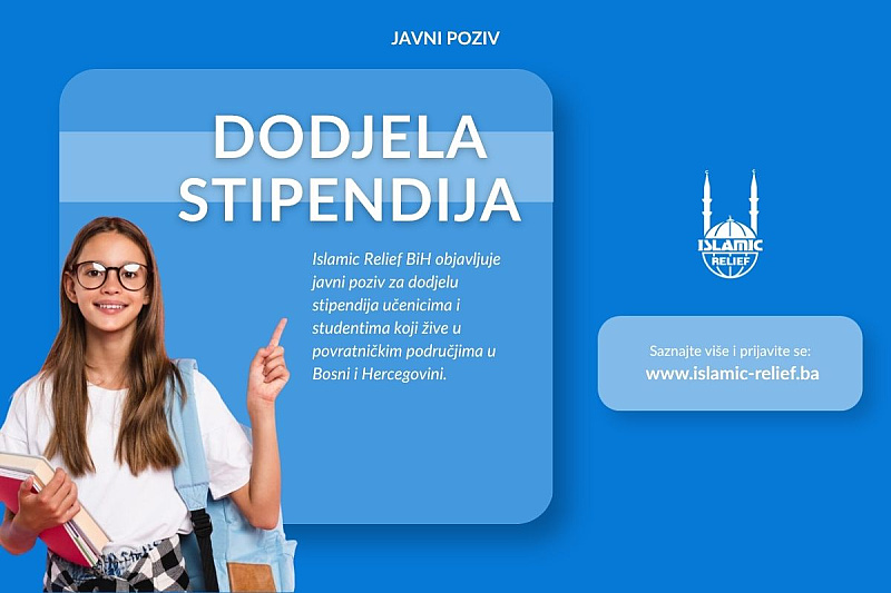 Islamic Relief BiH awards scholarships to pupils and students in returnee areas in BiH