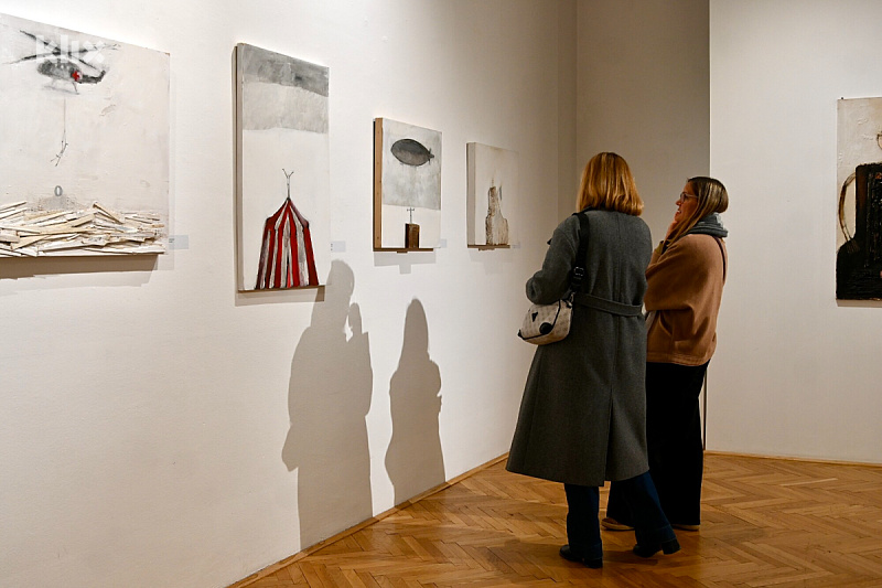 The solo exhibition "Oni" by Croatian artist Tisja Kljaković Braić has opened at the Art Gallery of Bosnia and Herzegovina.