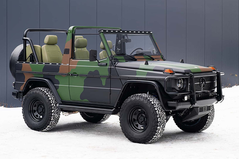 EMC uses only old military G-Classes as the basis for restomod projects.