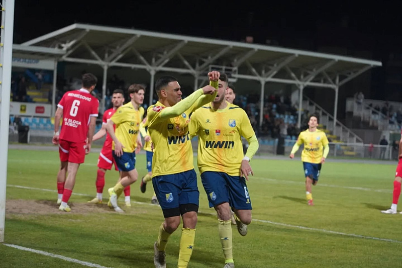 Rudar started the derby by defeating Sloga and left them in last place on the table.