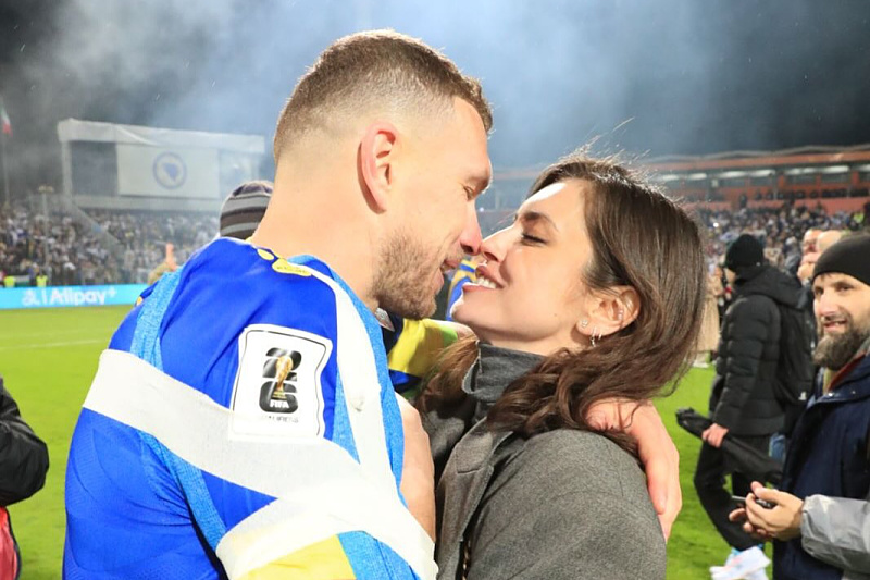 Amra Džeko: When I saw Dany crying from the depths of his soul while Edin hugged him, I broke down too.