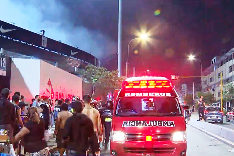 A stadium wall in Peru collapsed onto fans: There are fatalities, with women and children among the seriously injured.