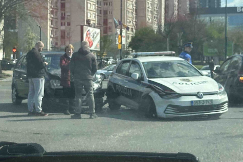 Sarajevo: Traffic accident at Alipasino Polje, police vehicle also involved