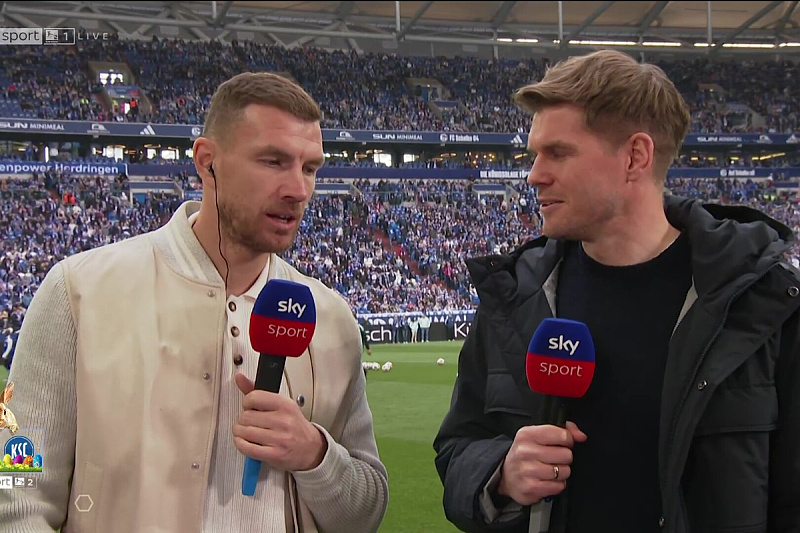 Džeko was a guest on German Sky ahead of the Schalke duel, encouraging all Bosnian fans.