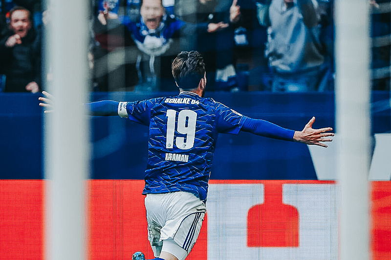 Schalke achieved a big victory without Džeko and Katić, Burnić played until the 64th minute.