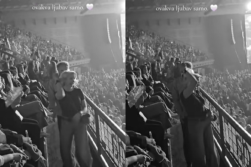 The couple dancing in the stands stole the audience's attention at Zdravko Čolić's concert: "Such love only"