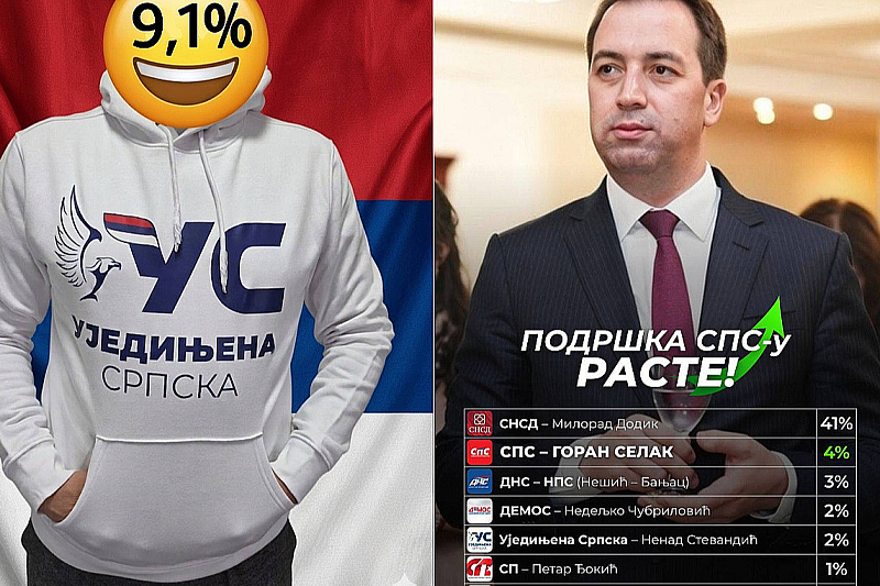 The ruling parties from Republika Srpska quarreled over percentages: Stevandić could not bear his (un)popularity.