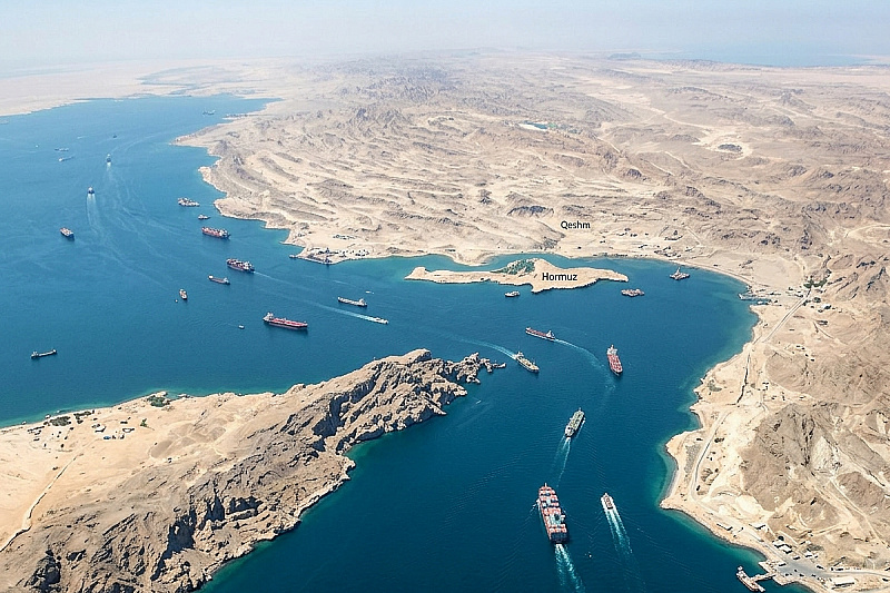 Despite the blockade, some Turkish ships still pass through Hormuz.