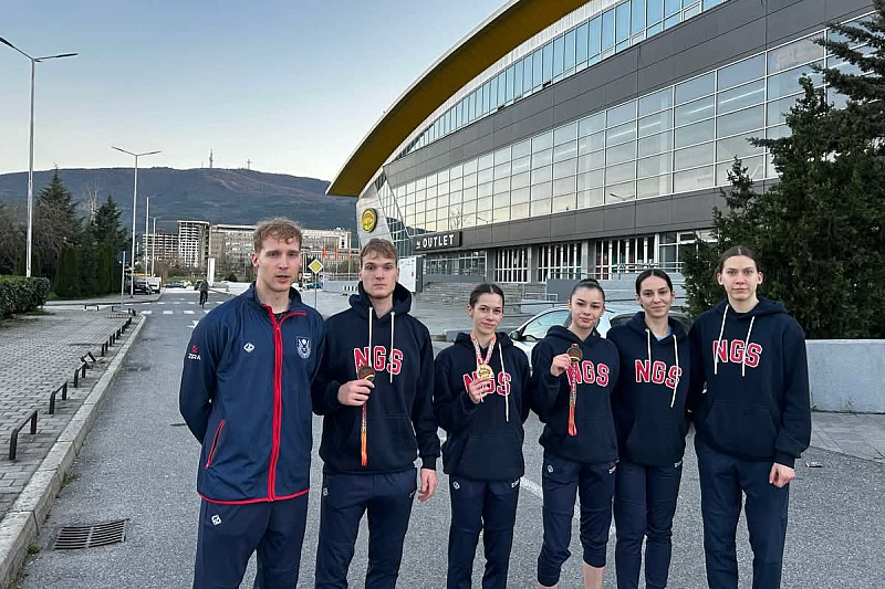 Sisters Makaš and Benjamin Husić win medals at the taekwondo tournament in Skopje.