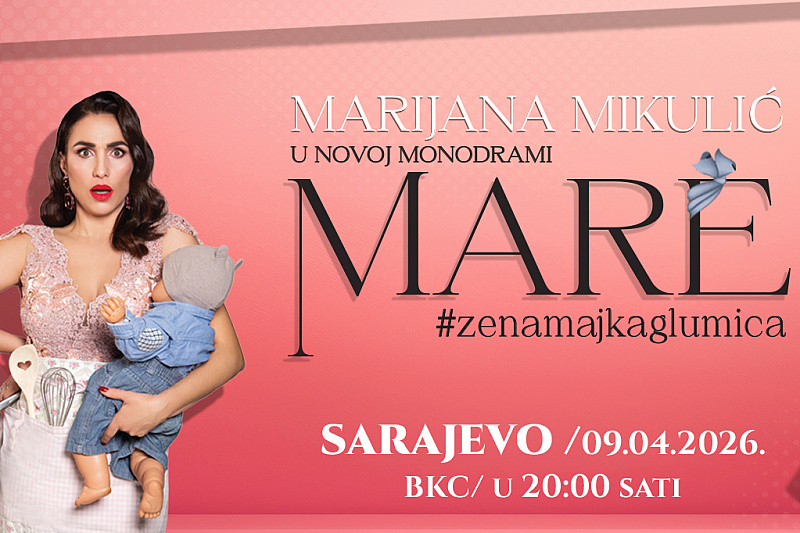 The monodrama "MARE #womenactresses" arrives in Sarajevo this week.