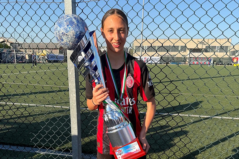 The family tradition continues: Luka Modrić's daughter wins her first trophy in a Milan jersey.