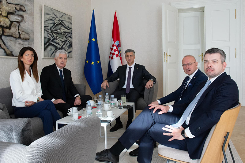 Dragan Čović visited Andrej Plenković again, and Darijana Filipović also arrived in Zagreb.