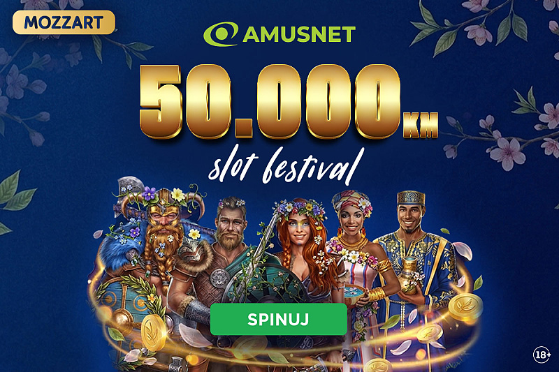 Amusnet Slot Festival at Mozzart: Spin for 50,000 KM