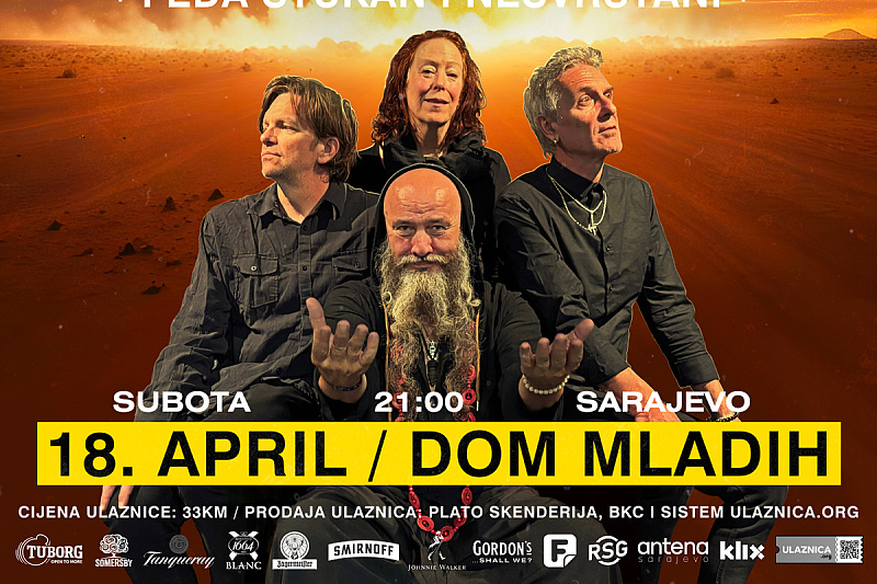 Kultur Shock celebrates 30 years of existence with a concert at the Youth Center in Sarajevo: Performing on April 18.