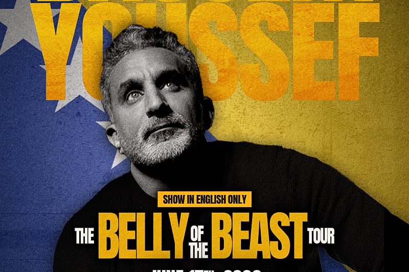 The sharpest voice of political satire: World-renowned comedian Bassem Youssef arrives in Sarajevo on June 17th.