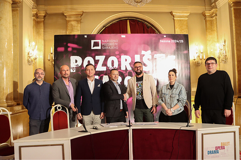 Four Sarajevo theaters are receiving new audio-visual equipment and stage lighting.