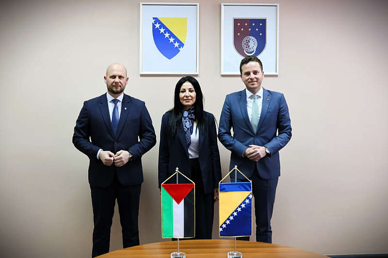 The UK and Okerić hosted a reception for the Palestinian ambassador: "Gaza is discussed through the prism of human dignity."