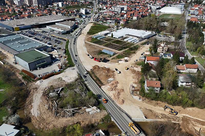 Sarajevo: Work is progressing on the construction site of section XII of the transversal, the completion deadline will be extended