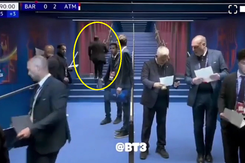 Did you see Simeone's reaction? He crushed Barcelona and then ran off without a greeting.