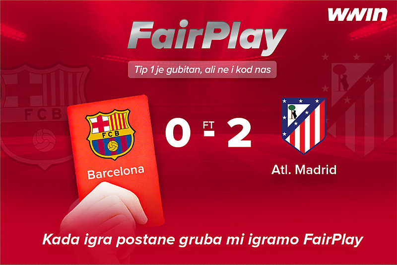 The red card decided the match – but not the bet: FairPlay odds 1 in action