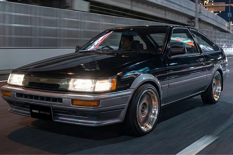 The restored Toyota AE86 from Tom's Heritage is a desirable, but expensive "toy."