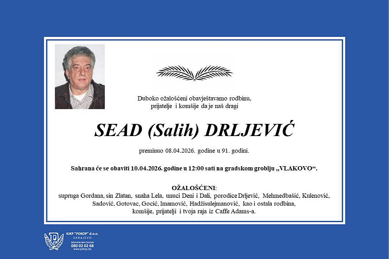 Sead Drljević, owner of the iconic Sarajevo café Adams's Caffe, has passed away.