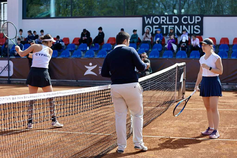 Bosnian tennis players lead against Cyprus, Sara Mikača secured a victory.