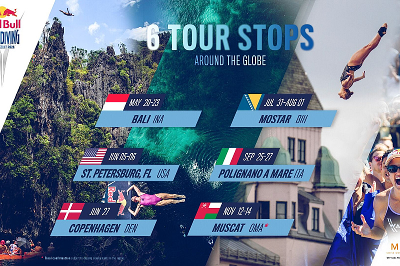 Red Bull Cliff Diving: Season kicks off in Bali, Iffland and Hunt defend titles