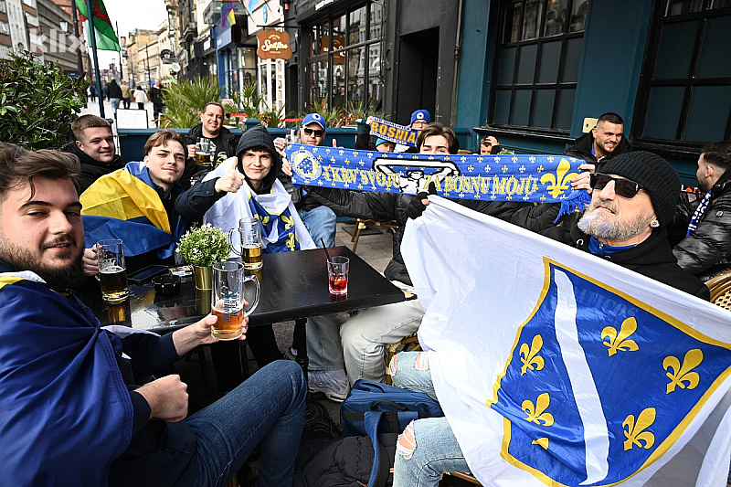 Unprecedented: In the city where Bosnia and Herzegovina plays, entry to the fan zone at the World Cup is being charged.