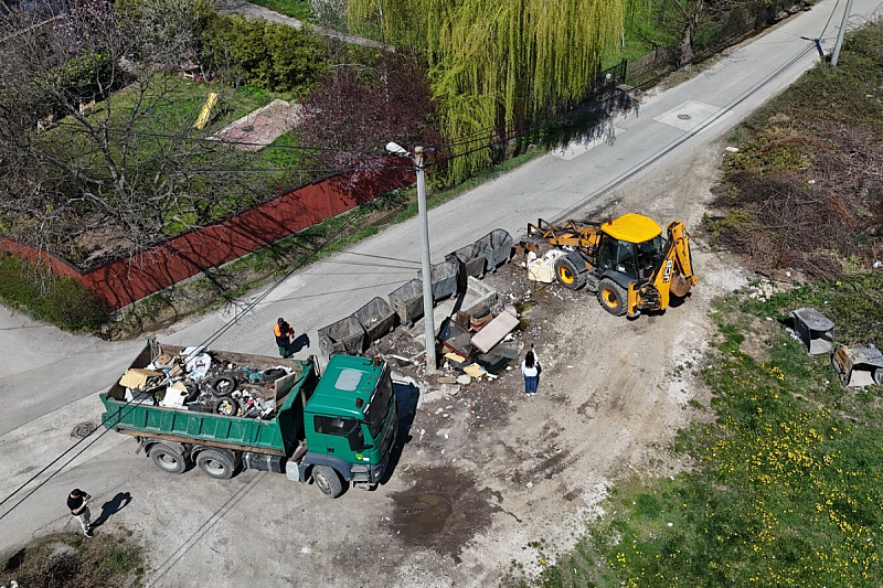 Intensive activities to clean up illegal landfills in the Ilidža area.
