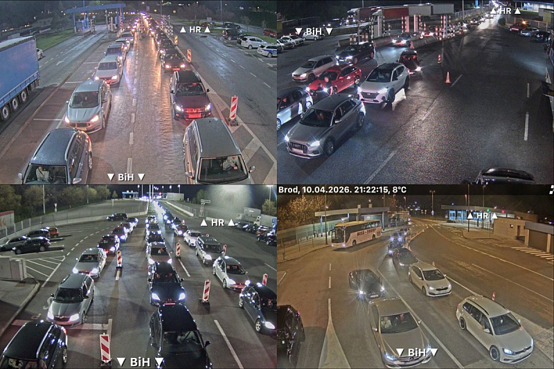 Huge lines at border crossings between BiH and Croatia due to the EES system: Waits of up to three hours