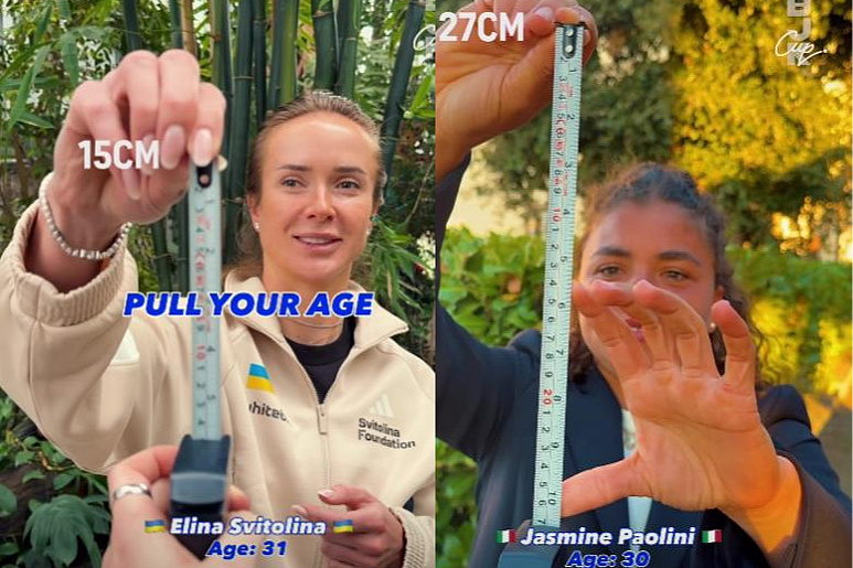 Famous tennis players have "problems" with centimeters: They tried to "measure" their years, Svitolina missed the most.