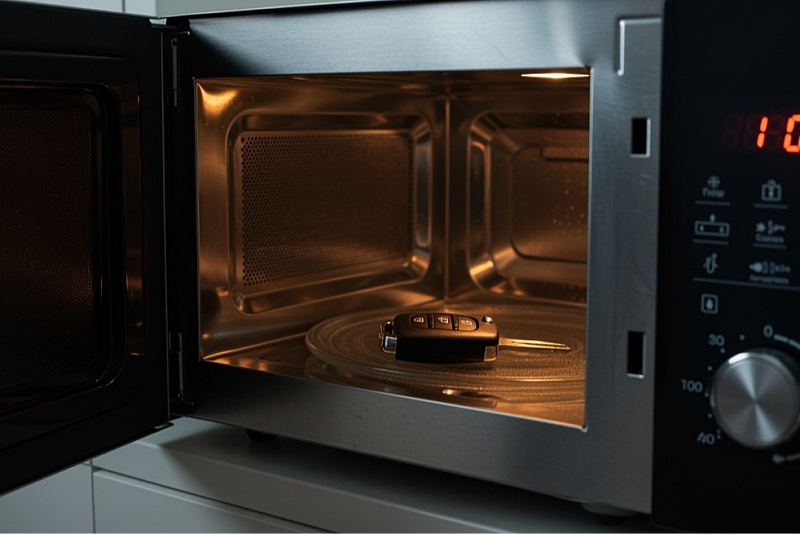 Unusual habit becoming a trend: Why do some drivers put their car keys in the microwave?