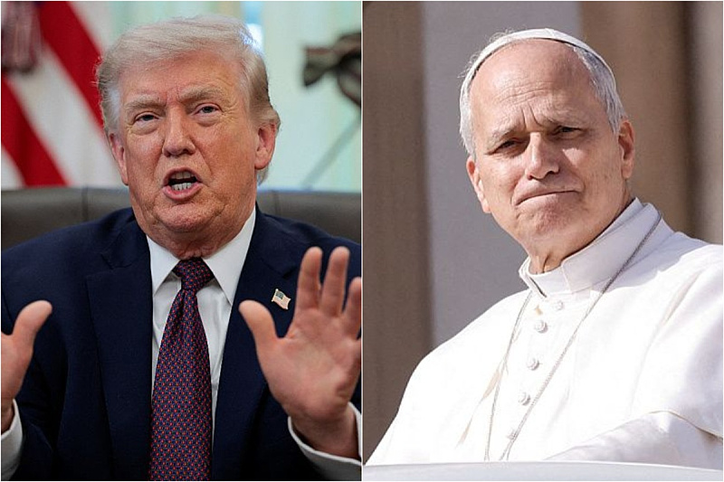 An almost unprecedented case: Trump also clashed with Pope Leo, saying he is not his fan and that he became pope because of him.