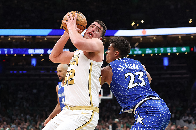 Luka Garza played the best game of his career in Boston's victory over Orlando.