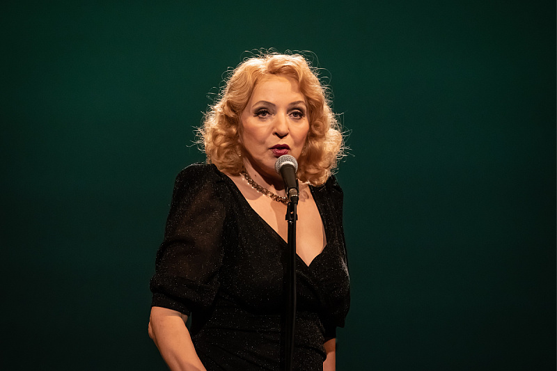 Mirjana Karanović in the role of Marlene Dietrich on April 14th at the stage of the National Theater Sarajevo