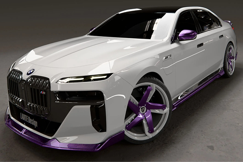 This is what the BMW 7 Series looks like after treatment at Larte Design.