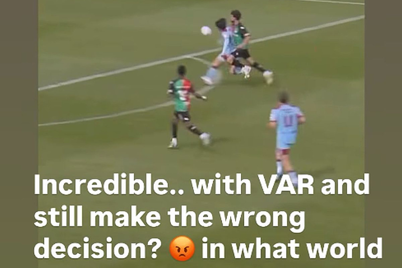 Bitter Ahmedhodžić in disbelief over referee decision: "Unbelievable, you have VAR and still make mistakes"