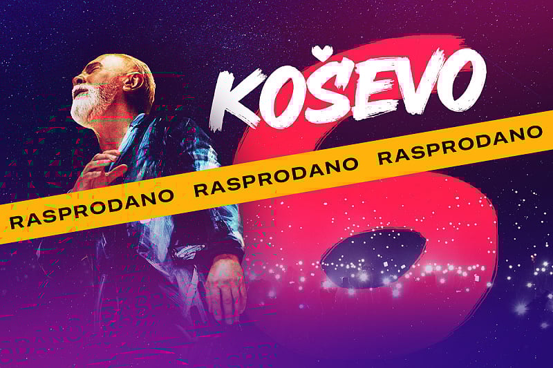 Dino Merlin sold out Koševo for the sixth time, another concert announced.