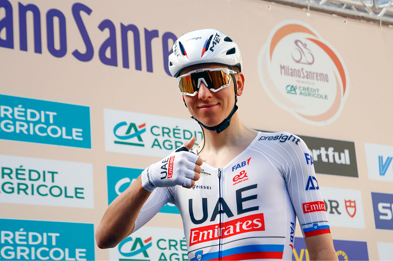 Tadej Pogačar's winning jersey sold at auction for nearly 100,000 euros