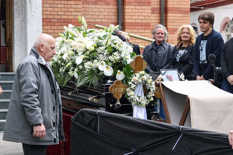 Duško Vujošević buried in Belgrade with verses from a legendary Croatian singer.