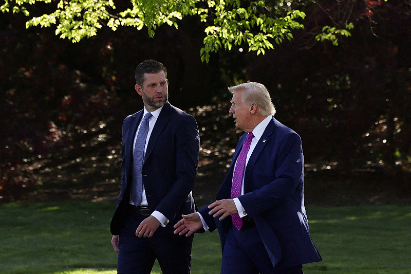 Donald Jr. stays home: Trump brings son Eric on official visit to China